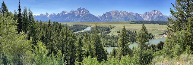 Grand Tetons Pano